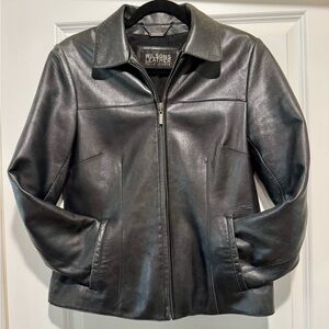 Vintage Wilsons Leather Women's Black Leather Jacket